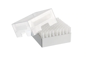 艾本德儲存盒 9 × 9, 可放置 81  個螺旋蓋（凍存）管， 3   mL，2  件，高 76  mm，3  英寸，聚丙烯材料，可耐受最低 -86  °C，可高溫高壓滅菌，帶蓋子并具有數(shù)字字母標(biāo)識